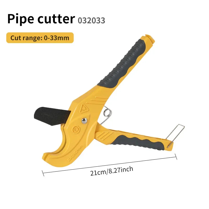 Rohrschneider für PVC, PU, PP, PE – 33 mm bis 63 mm – Handwerkzeug