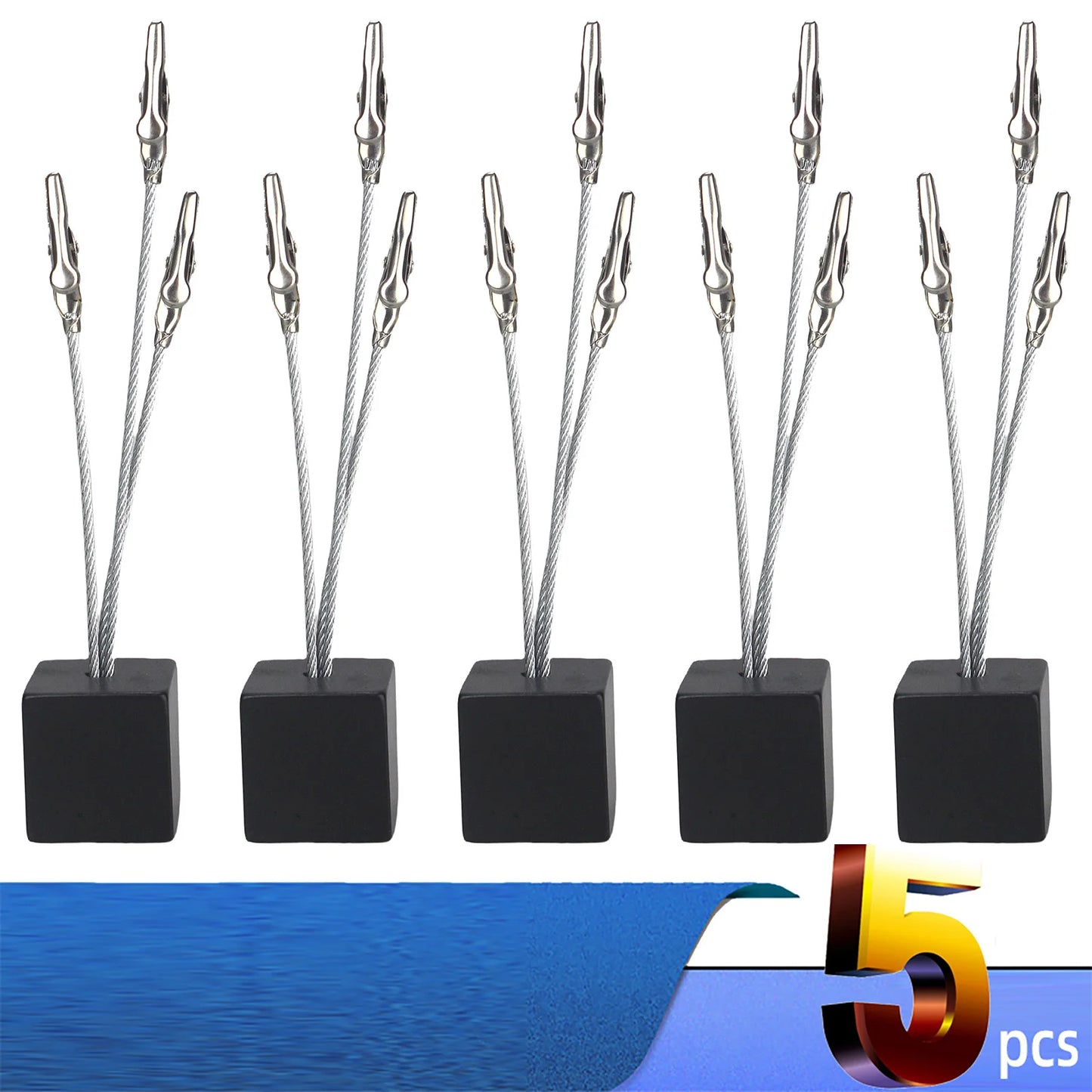 3-Draht Memo Clip Würfel Design Notizkartenhalter Schreibtisch Büro