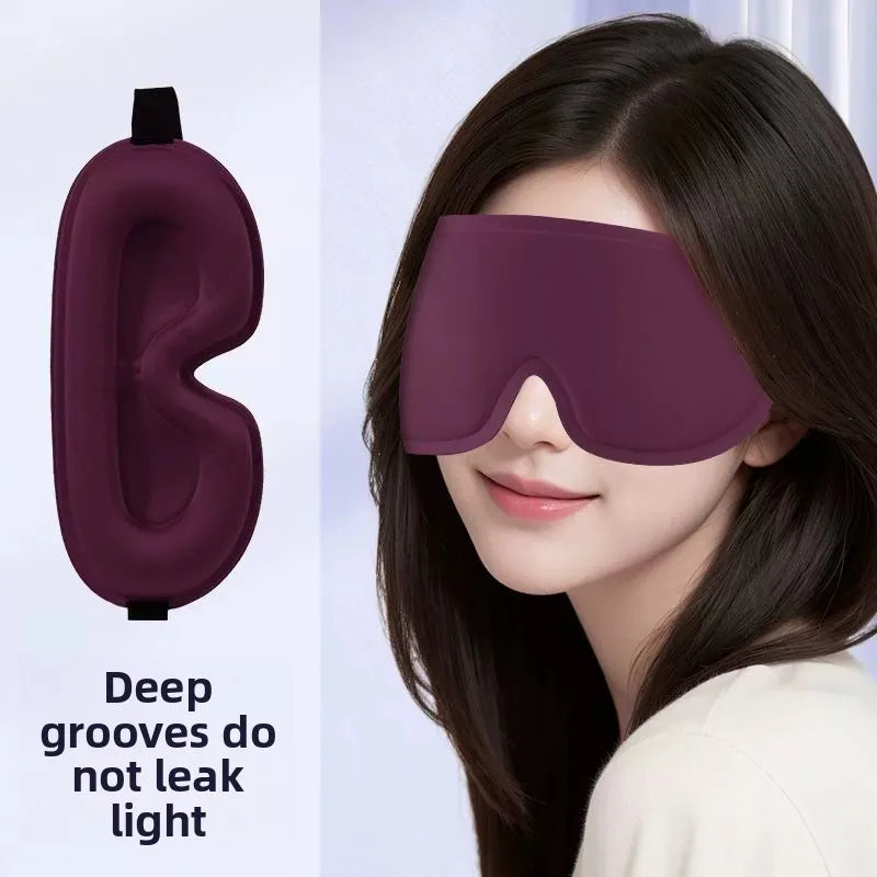 3D Schlafmaske mit Memory Foam für ungestörten Schlaf Reise