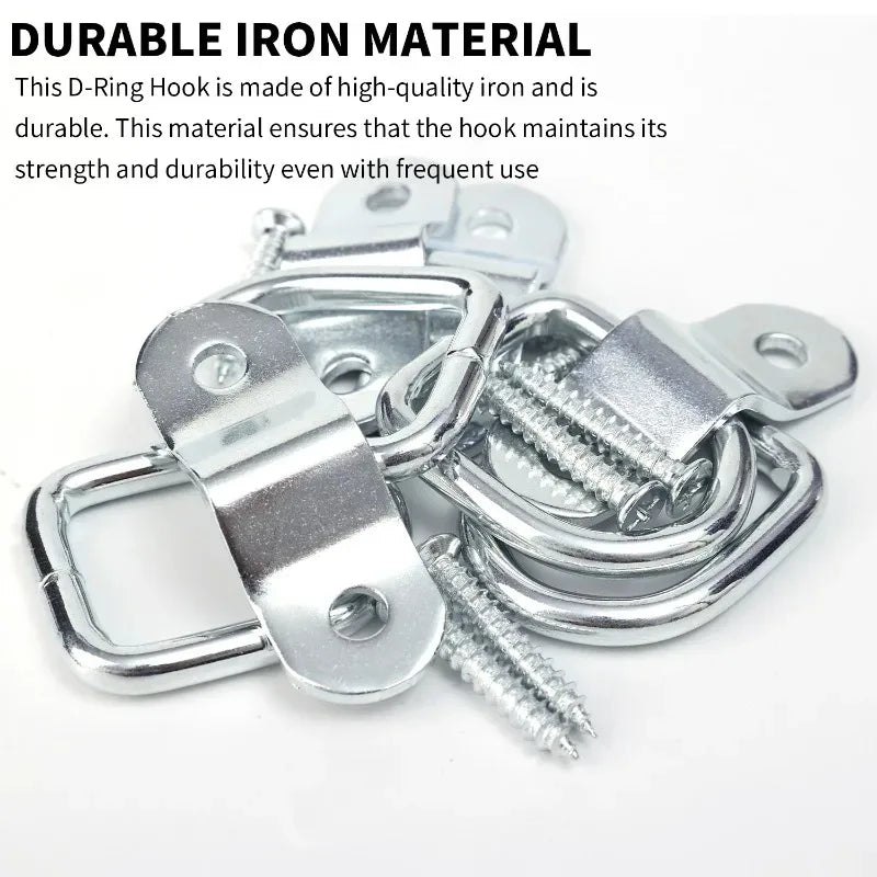 D-Ringe aus Edelstahl zum Binden von Ankern Lasten für Auto Boot Van