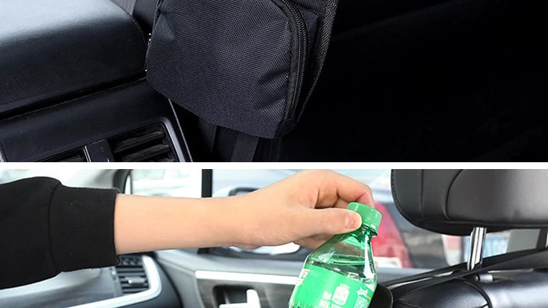 Universeller Seiten Organizer mit Netztasche und Reißverschluss für Auto
