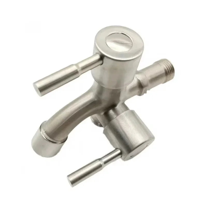 Doppelauslass-Wasserhahn 1/2\ – tropffrei, robust - ideal für Waschmaschine