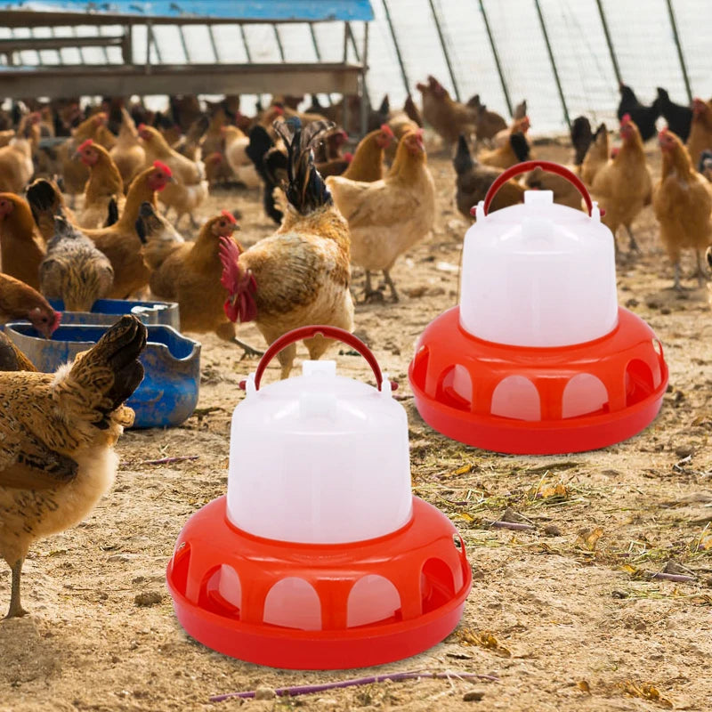 Automatischer Hühnerfutterspender mit 1 kg/3 kg Kapazität für Bauernhof