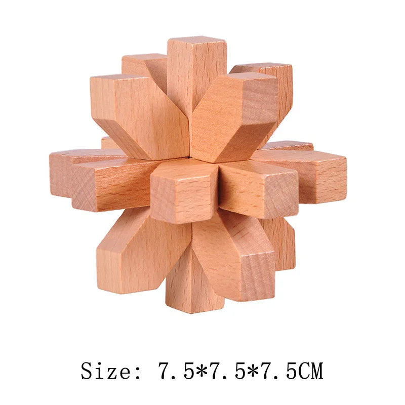 Holz 3D Puzzle Gehirn Spielzeug für Kinder und Erwachsene