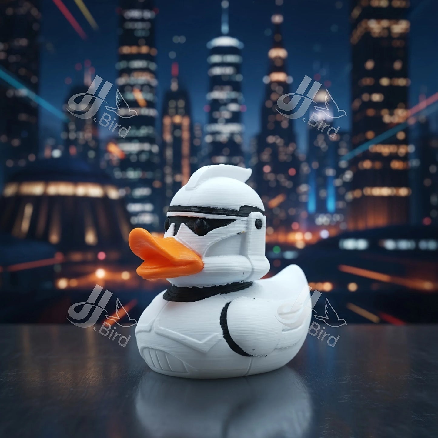 Originelle Entenverzierung als Geschenk für Fans von Weltraumthemen