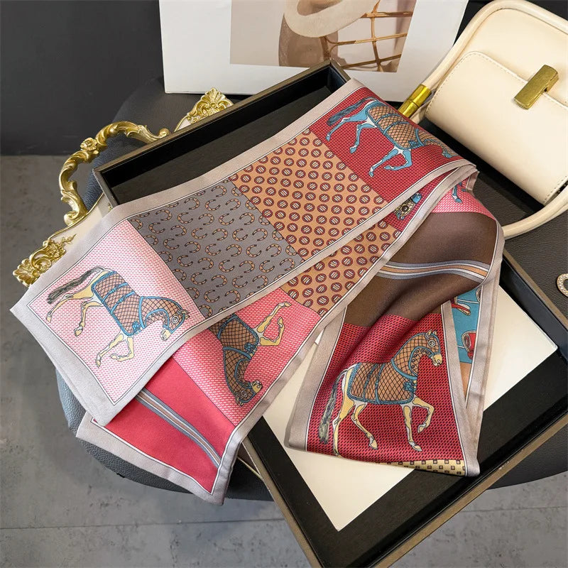 Dünner Seidenschal für Frauen – Multifunktionales Halstuch-Yabubest - Home & More