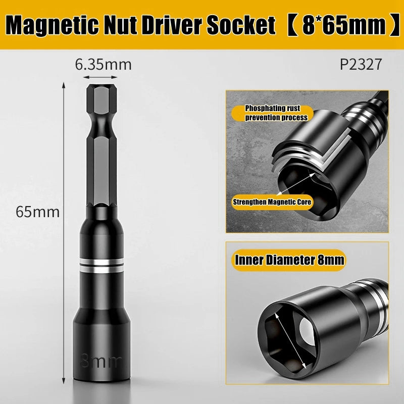 CR-V Stahl Magnetische Schraubendreher Bits für Bohrmaschinen Adapter