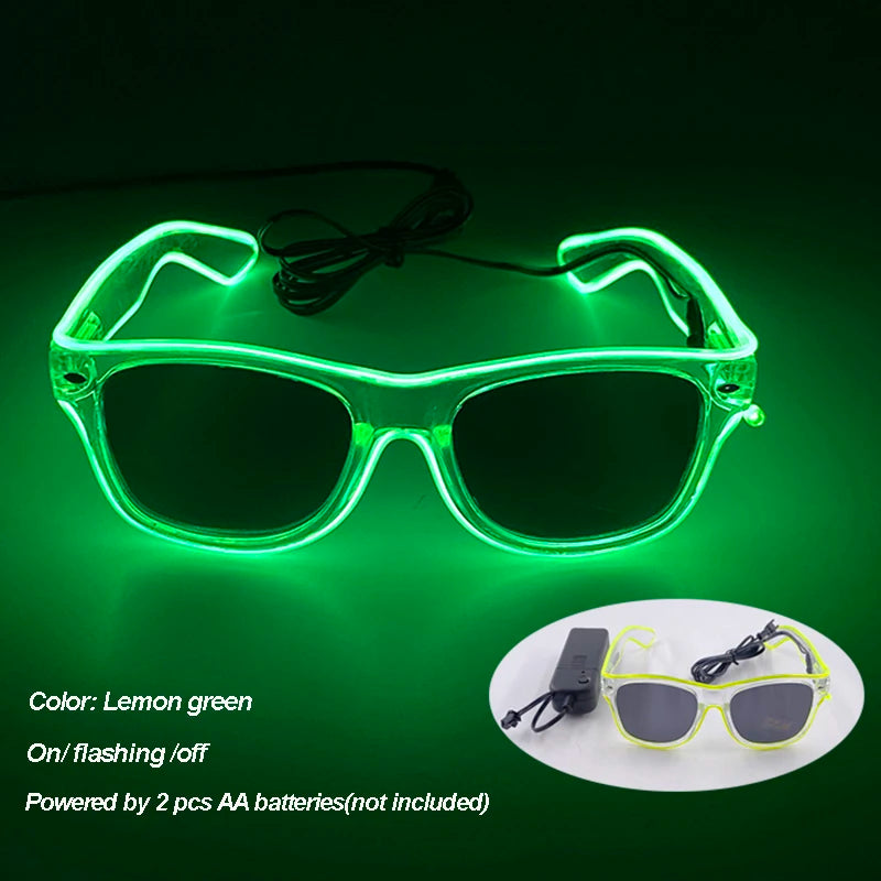 Leuchtende LED Partybrille mit Farbwechsel für unvergessliche Feste