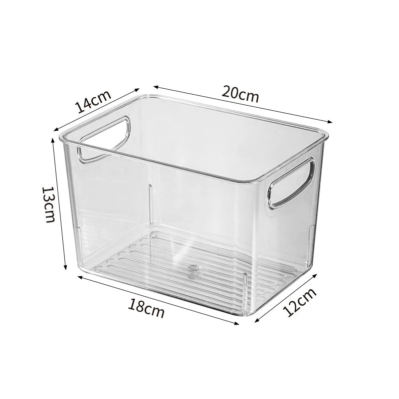 Transparenter Kühlschrank Organizer Box – Gemüse Obst Lagerung Behälter Varianten