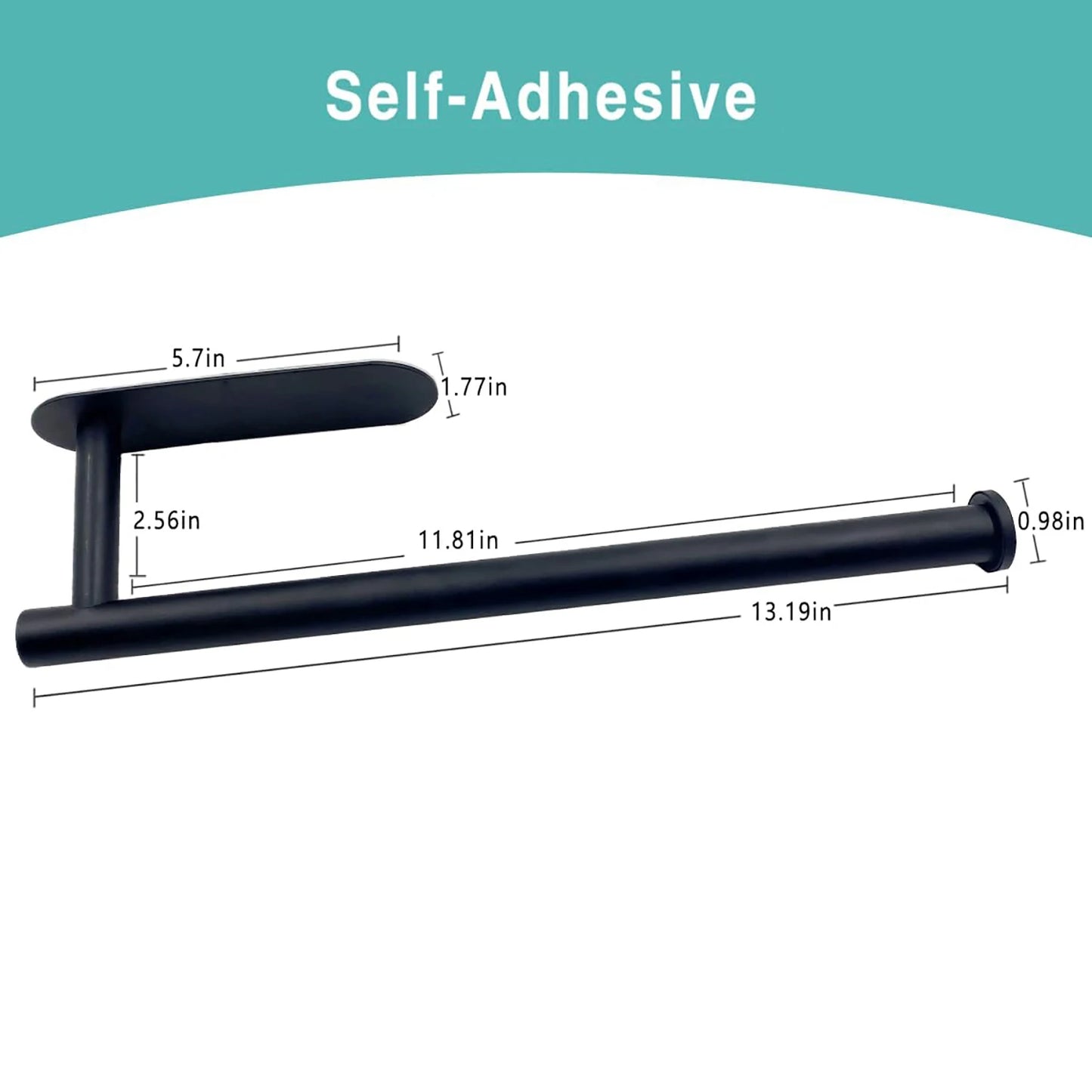 Selbstklebender Küchenrolle Toilettenpapier Handtuch Halter Kunststoff