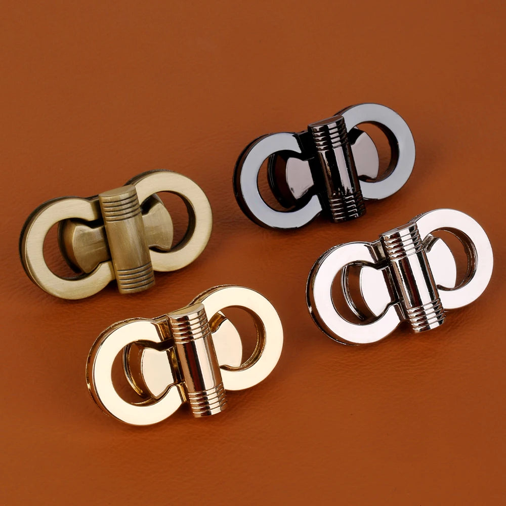 Eleganter Metall Schmetterling Drehverschluss für Taschen DIY