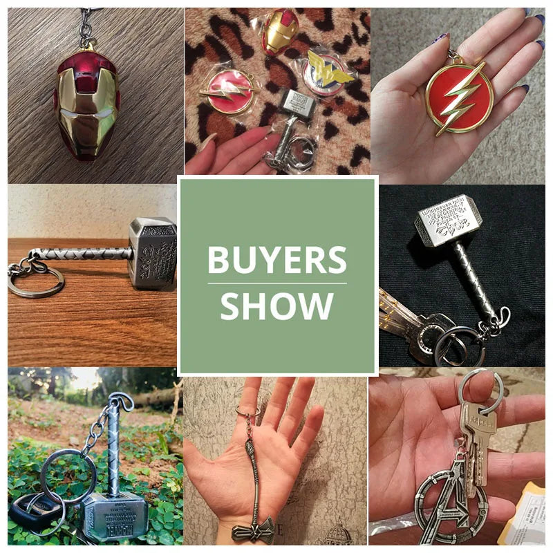 Marvel Superheld Schlüsselanhänger Metall Anhänger für Kinder - Fans