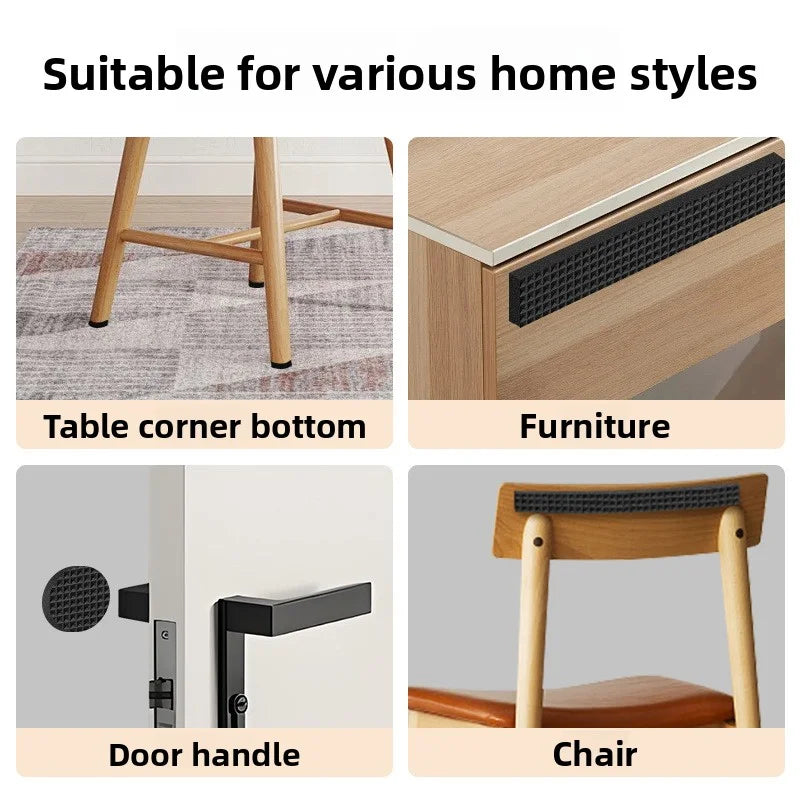 Selbstklebende rutschfeste Möbelpolster für Tisch und Stuhl Schutz
