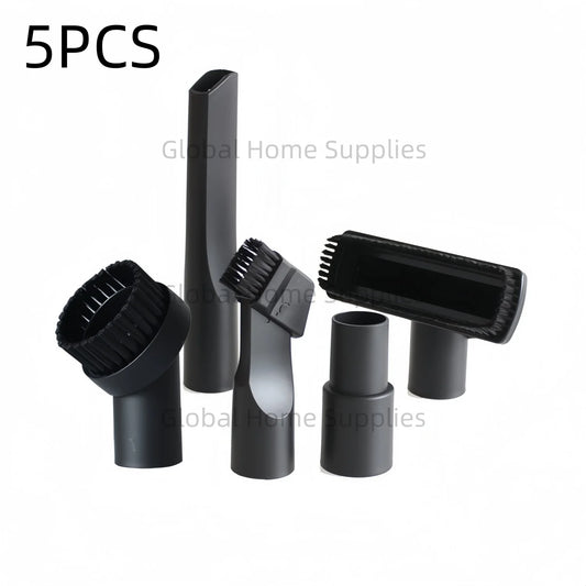 5-tlg. 32mm Vakuum Staubsauger Adapter Set mit Pinsel und Düse