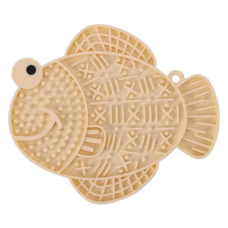 Slow Feeder Leckmatte für Hunde und Katzen mit Saugbasis aus Silikon