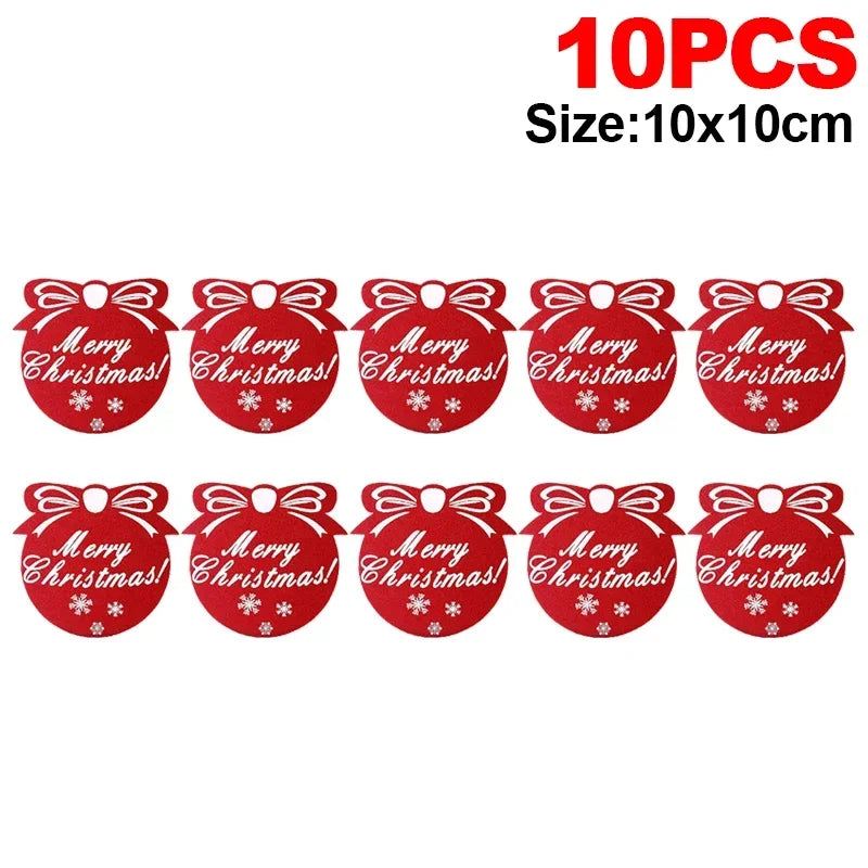 Filz Untersetzer Weihnachten Runde Tassenmatte Antirutsch