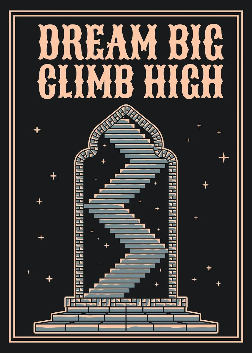 Buntes Poster mit abstrakten Blumenmustern für moderne Wandgestaltung