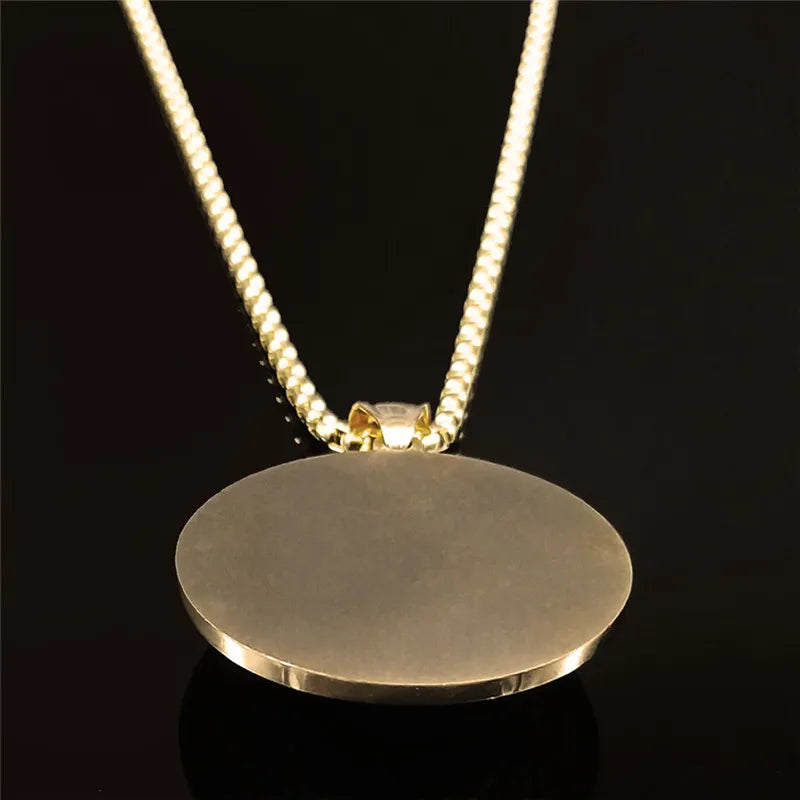 Keltische Irischer Knoten Halskette Edelstahl Gold und Silber Unisex-Yabubest - Home & More