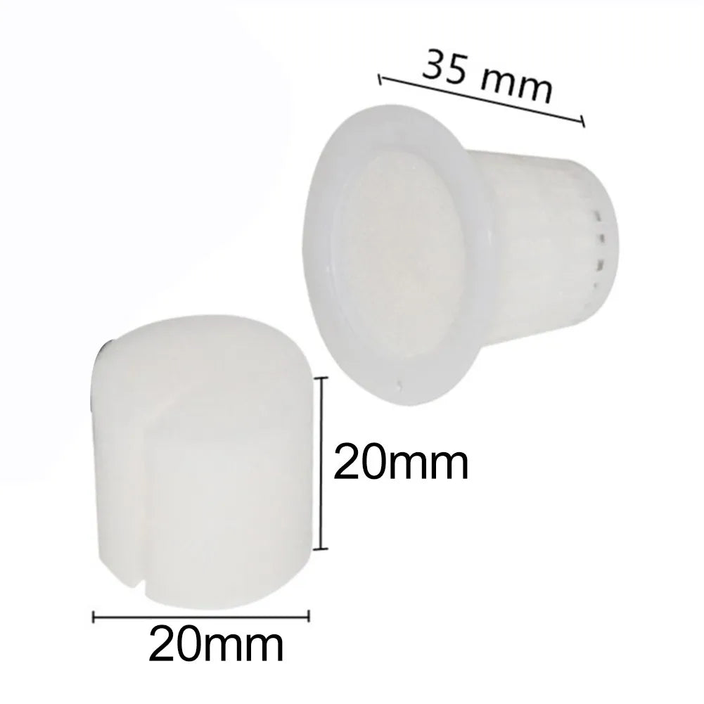 50 Pflanzennetzbecher und 50 Zylinderschwämme für Hydrokultur Aquaponik