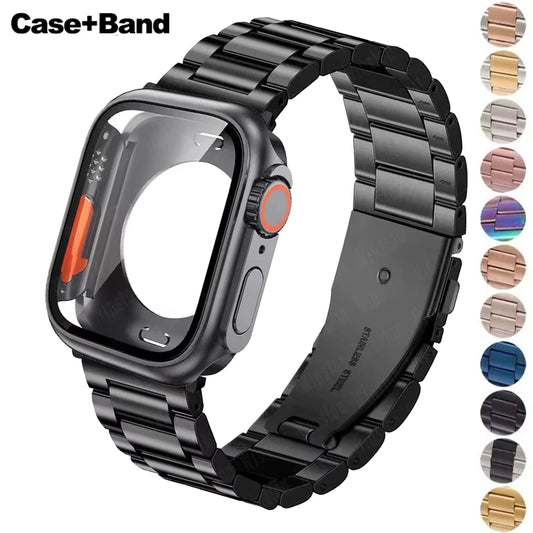 Ultrastabil Edelstahl-Armband für Apple Watch 38-46 mm Kompatibel-Yabubest - Home & More