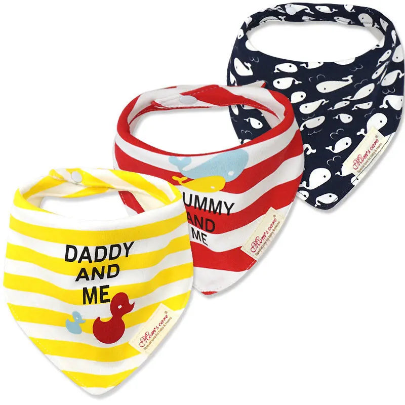 Weiches 3-teiliges Baby-Speicheltuch Set für Jungen - Mädchen – saugfähig, unisex