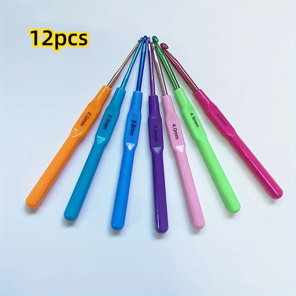 Mehrfarben Häkelset für kreative Projekte zu Hause