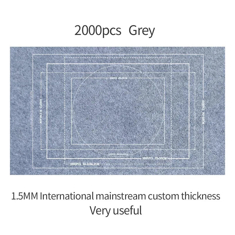 Puzzle-Rollmatte für 1500–3000 Teile | Filz-Aufbewahrung mit Tasche-Yabubest - Home & More