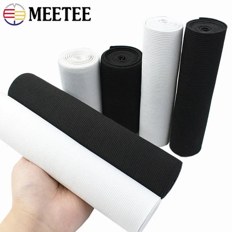Gehäkeltes Elastikband 7-50 cm Extra breit zum Nähen Bund DIY
