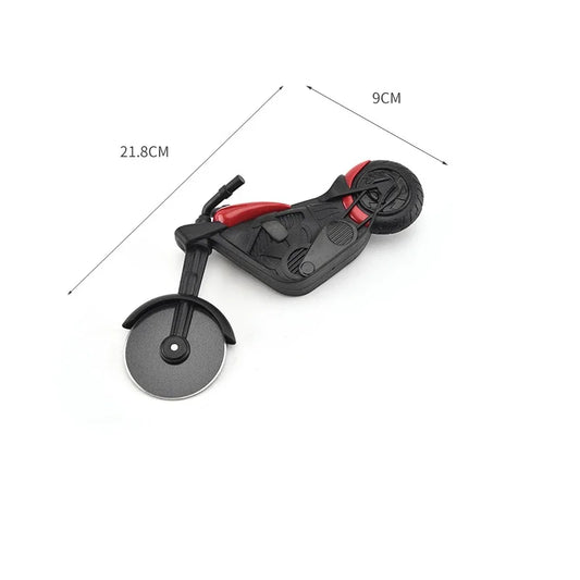 Edelstahl Motorrad Pizza Schneider Rad für Pizza, Kuchen - Waffeln – Küchenzubehör