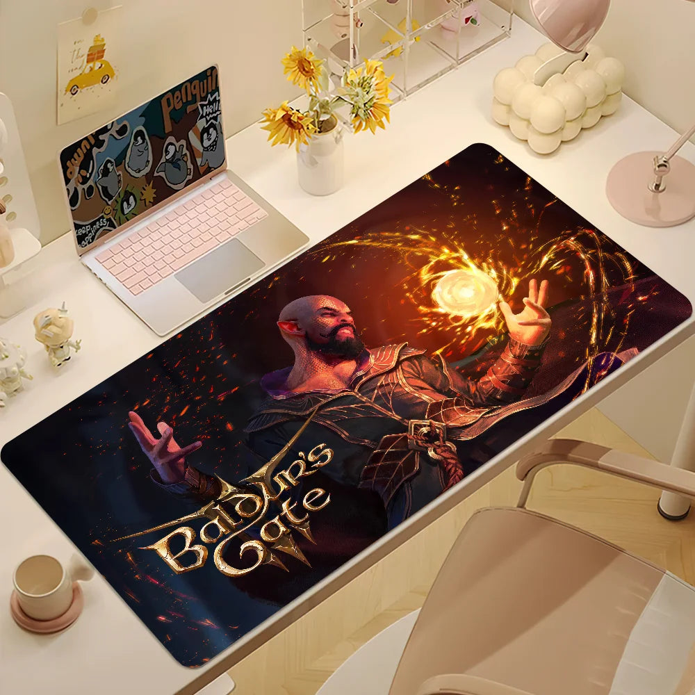 Ergonomisches Gaming Mauspad mit Handgelenkstütze, rutschfest, groß