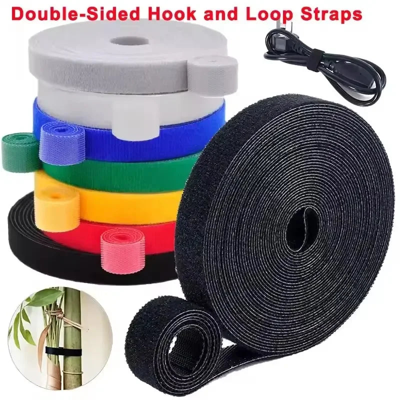 Wiederverwendbare selbstklebende Kabelbinder aus Nylon 10 mm breit-Yabubest - Home & More