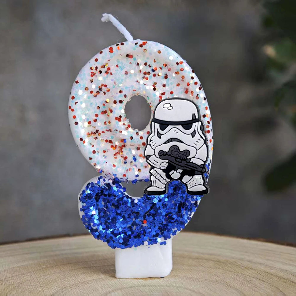 Thematische Geburtstagskerzen Zahlen für Partydekoration und Geschenke