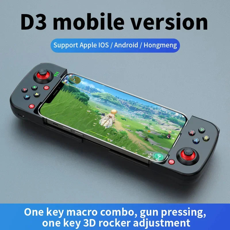 Drahtloser dehnbarer Game Controller für Smartphone & Tablet, Bluetooth 5.0