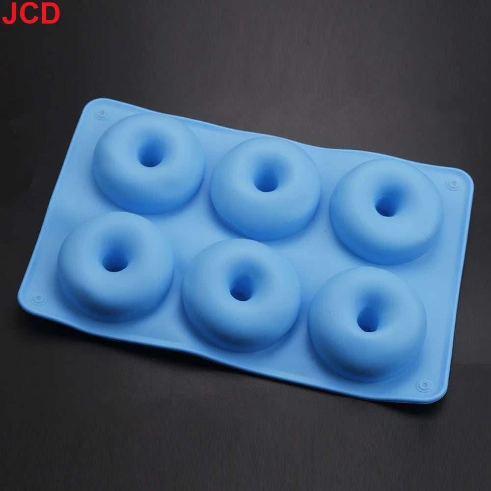 Antihaft Silikon Backform für perfekte 6 Donuts, Bagels oder Cupcakes