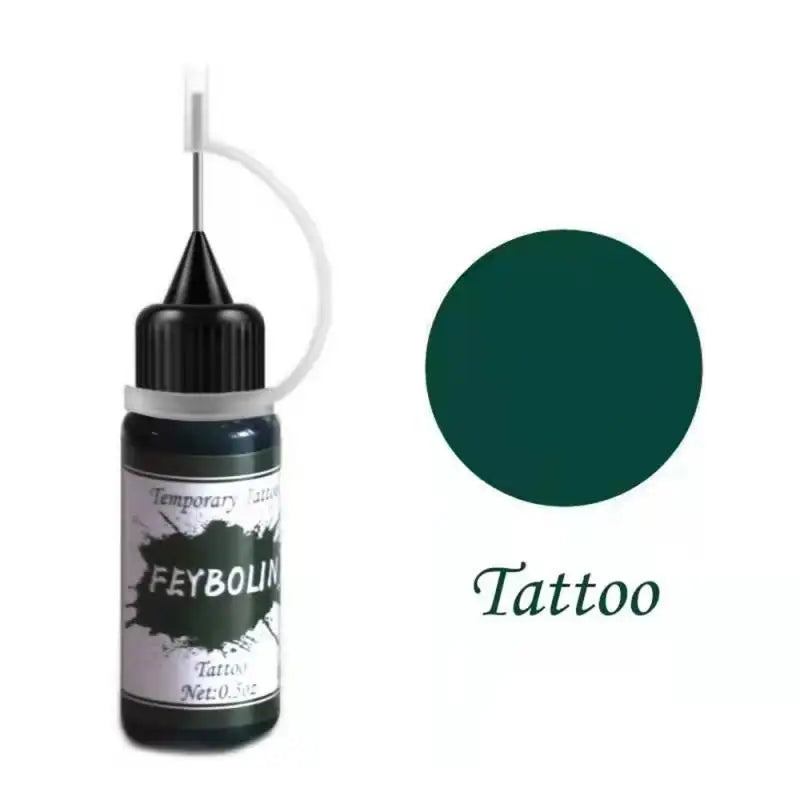 7 Farben Temporäre Henna Tattoo Tinte Set semi-permanent DIY Körperkunst