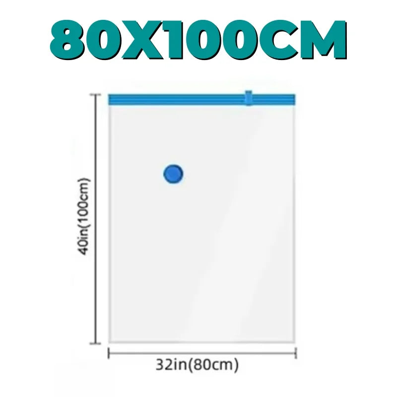 Platzsparende Vakuum Kompressionsbeutel für Kleidung und Reisen