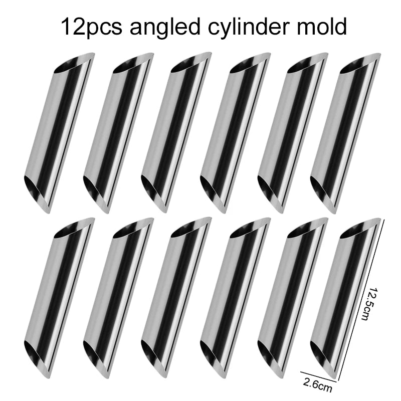 Edelstahl Backformen für knusprige Croissants und Desserts