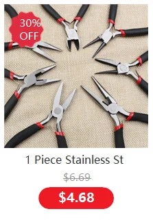 100 teiliges Set Edelstahl Auge Pins in verschiedenen Größen für Schmuckherstellung-Yabubest - Home & More