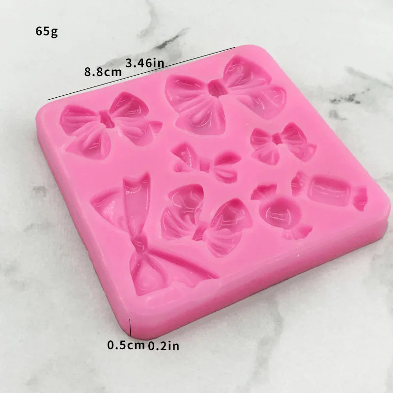 Bogenförmige Silikonform für Schokolade Kuchen Dekoration Tropfleimform