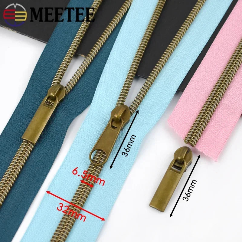 1-5 Meter Nylon Reißverschlüsse mit Kunststoff Schieber für Kleidung-Yabubest - Home & More