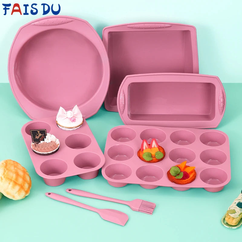 Flexible Silikon Backform für Kuchen und Muffin Dekorationen