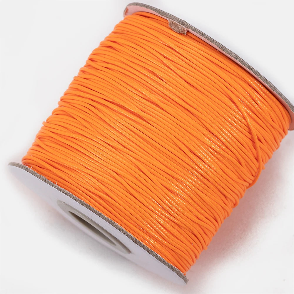 Rundes gewachstes Baumwollband für DIY Schmuck Bastelprojekte