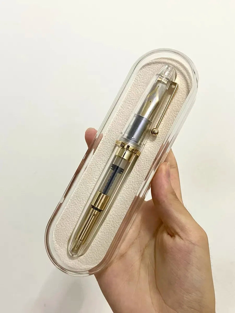 JinHao 9019 Füllfederhalter Transparent Acryl 40 MM Iridium Feder-Yabubest - Home & More