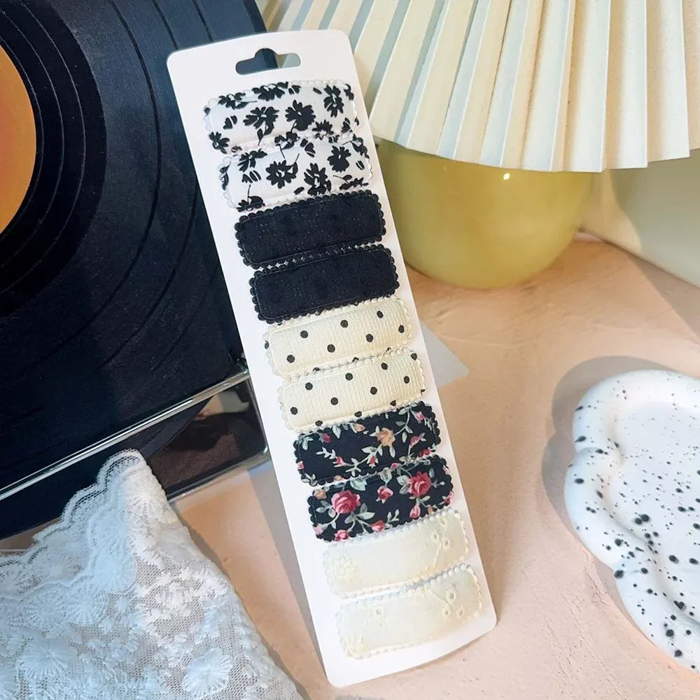 10er Set Blumen-Haarklammern für Mädchen – sicherer Halt, charmantes Design