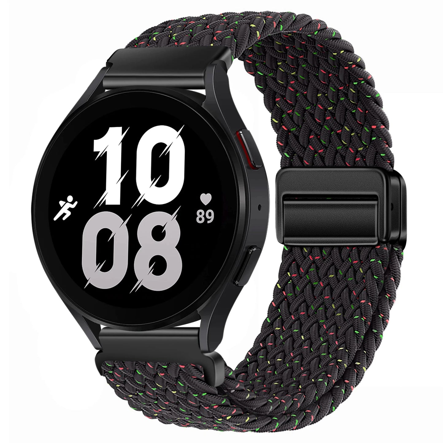 Magnetisches Nylonarmband 20/22mm für Smartwatches mit Schlaufenverschluss