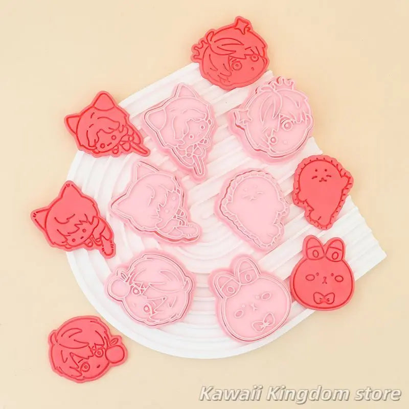 Keksform mit Anime Rändelwerkzeug für kreative Kekse