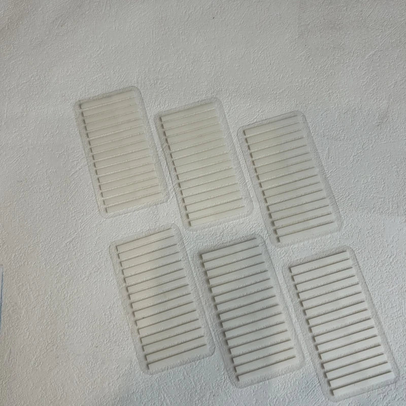 Transparent selbstklebende Haftnotizen 6er Set für Notizen - Lesezeichen