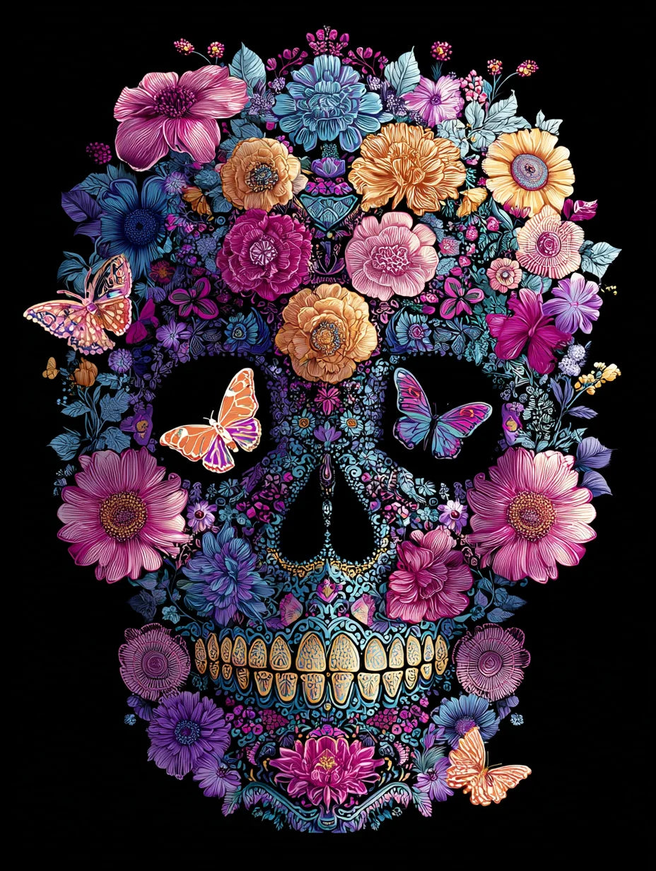 Halloween Malen nach Zahlen Set für Erwachsene Leinwand Wandkunst DIY