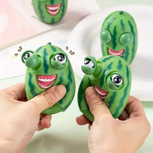 Squishy Watermelon Pop Eyes Stressabbau Zappelspielzeug für Kinder Erwachsene