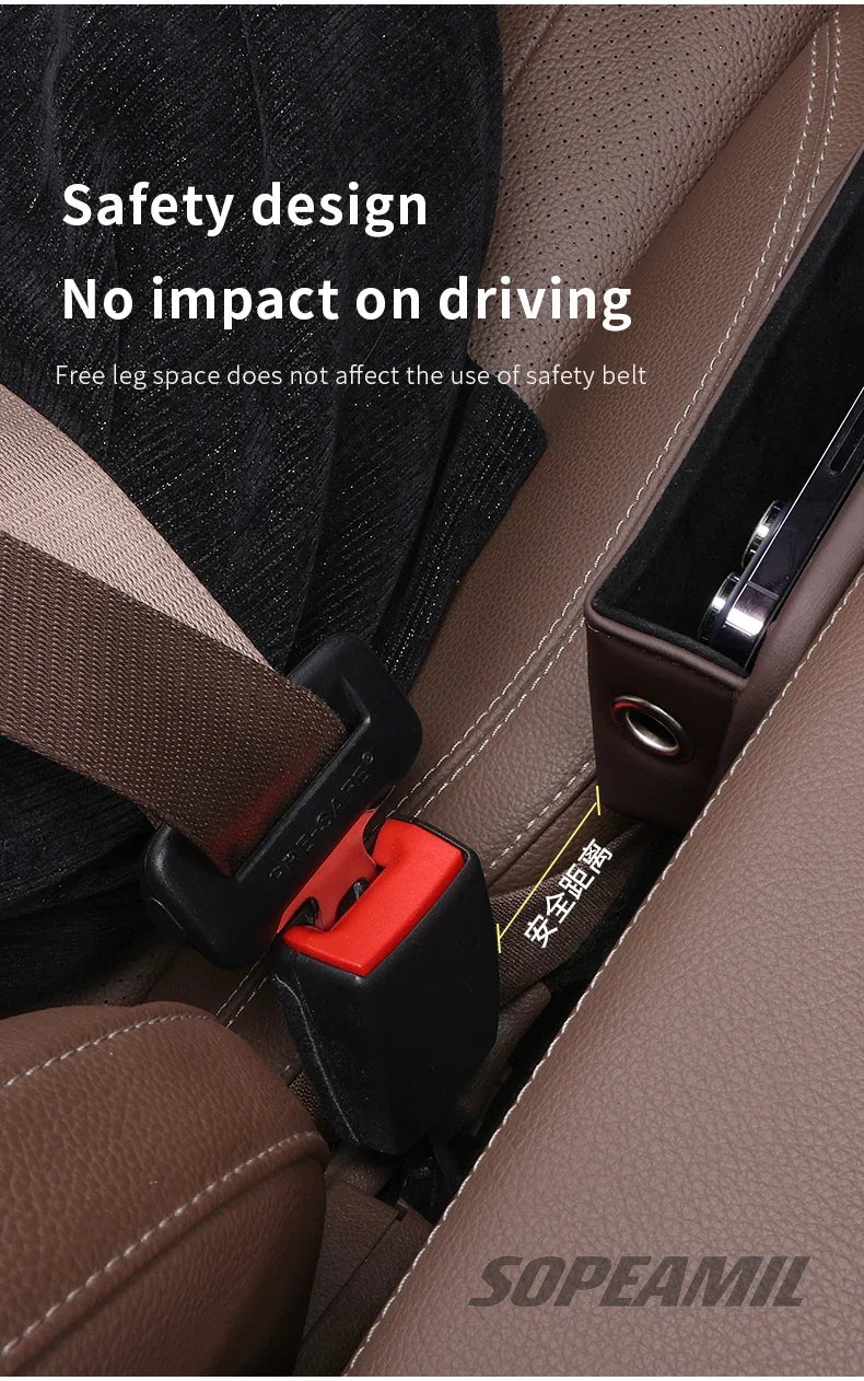 Praktische Auto Sitz Spalt Aufbewahrungsbox mit Becherhalter